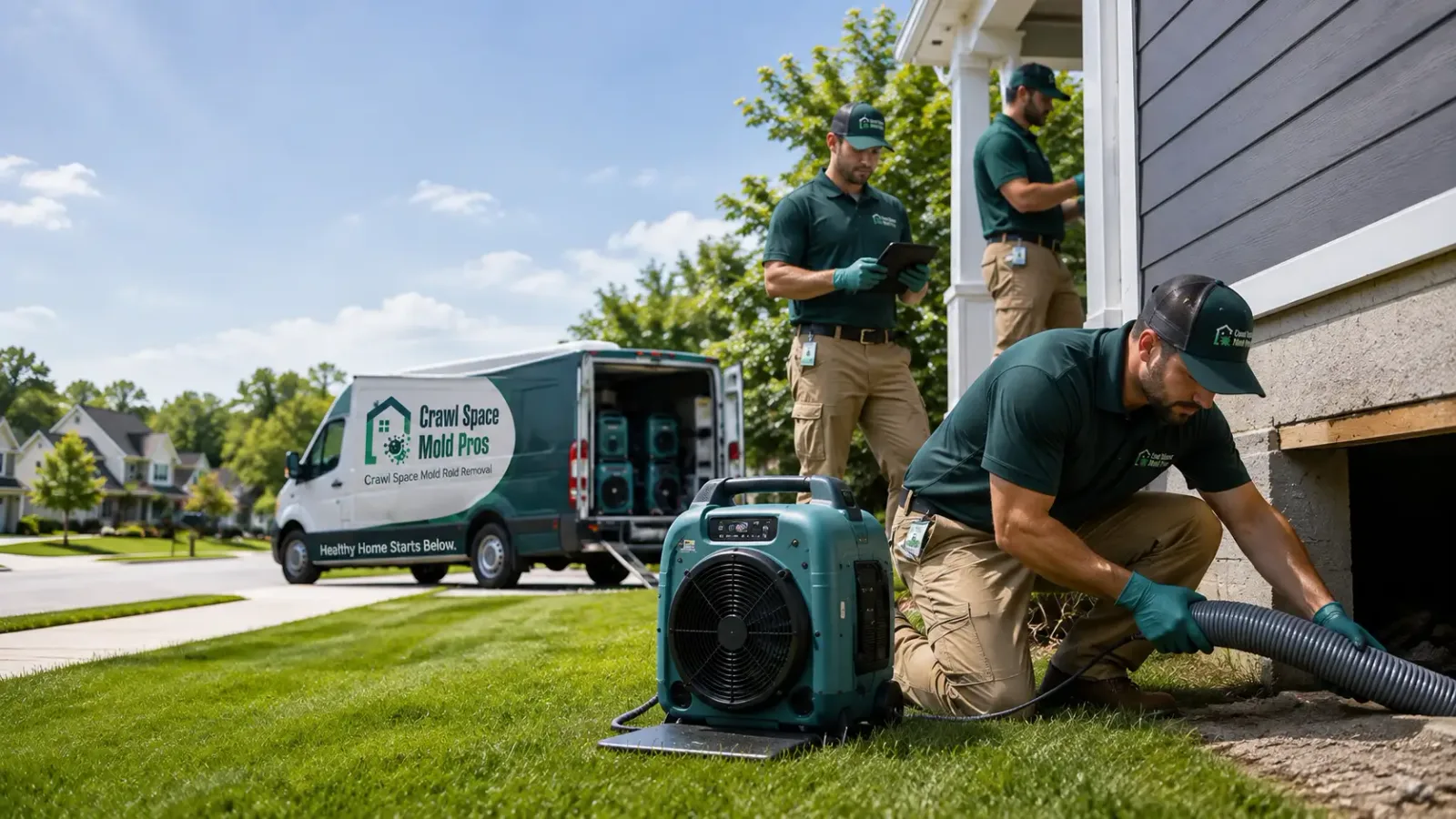 Crawl Space Mold Removal in Paloma, IL